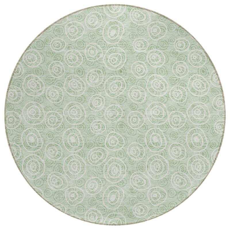 HomeRoots Geometric Transitional Rectangle Outdoor Rug
