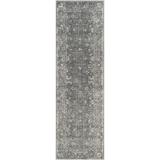 SAFAVIEH Evoke Adele Vintage Oriental Distressed Rug - 2'2" x 17' - Grey/Ivory