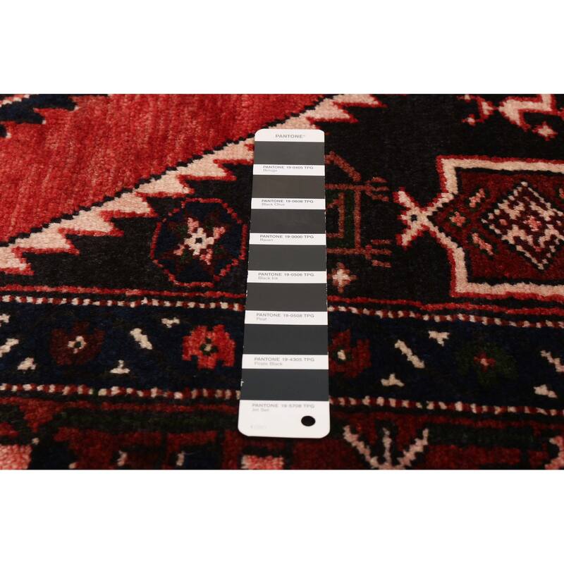 ECARPETGALLERY Hand-knotted Andelz Black Wool Rug - 4'11 x 6'7