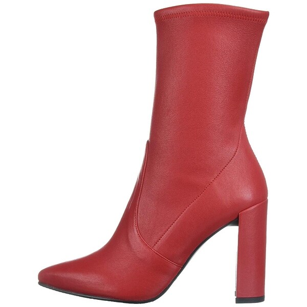 stuart weitzman boots red