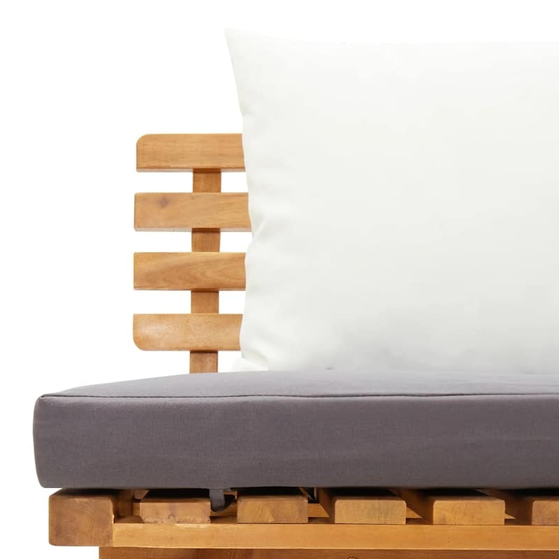 vidaXL Garden Day Bed 78.7"x25.6" Solid Wood Acacia
