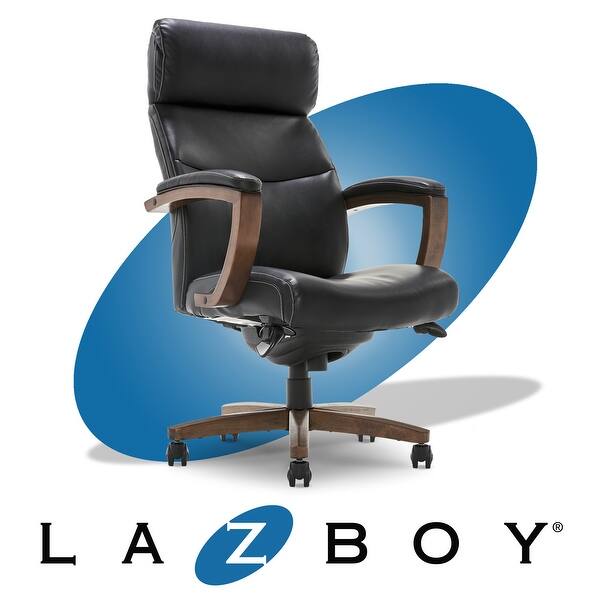 slide 2 of 45, La-Z-Boy Modern Greyson Executive Office Chair Black