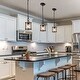 preview thumbnail 6 of 11, The Gray Barn Farmhouse 1-Light Cylinder Pendant Glass Lighting for Kitchen Island