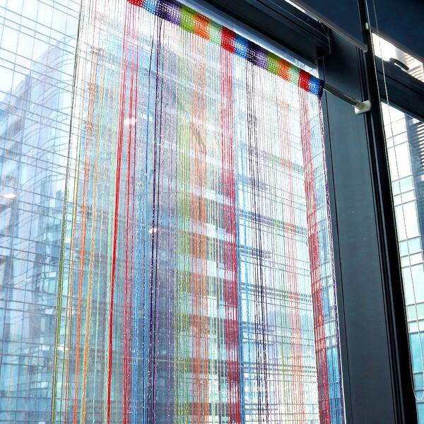 Shop Home Decor Threads Glitter String Curtains One Panel 39 X78