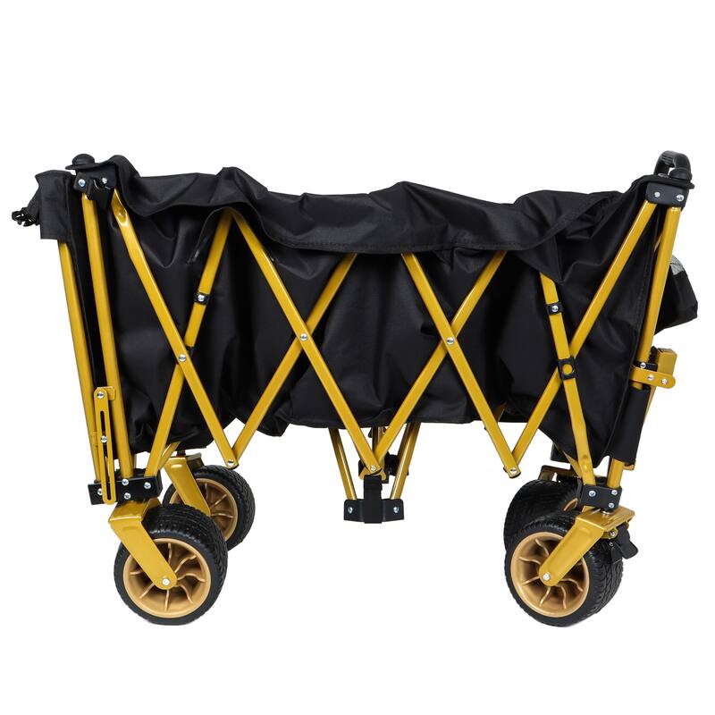 67-1/2in Extra long large Heavy Duty Utility Beach Wagons with Opened Tailgate and All-Terrain Wheels, 480lbs Capacity