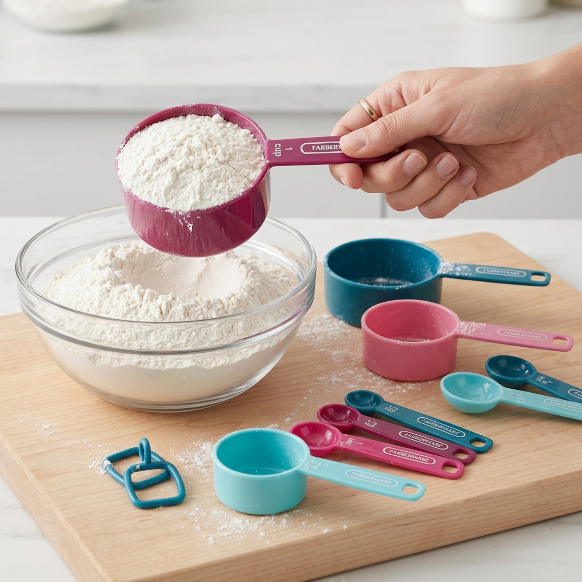 Farberware Measuring Cup and Spoon Set - 5 spoons and 4 cup