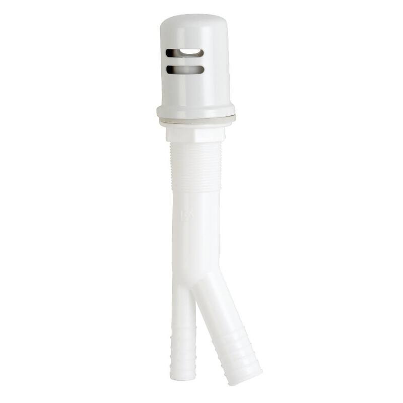 Kingston Brass Trimscape Brass and Plastic Air Gap - White