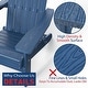 preview thumbnail 11 of 50, WINSOON All Weather HIPS Outdoor Folding Adirondack Chairs Outdoor Chairs Set of 4