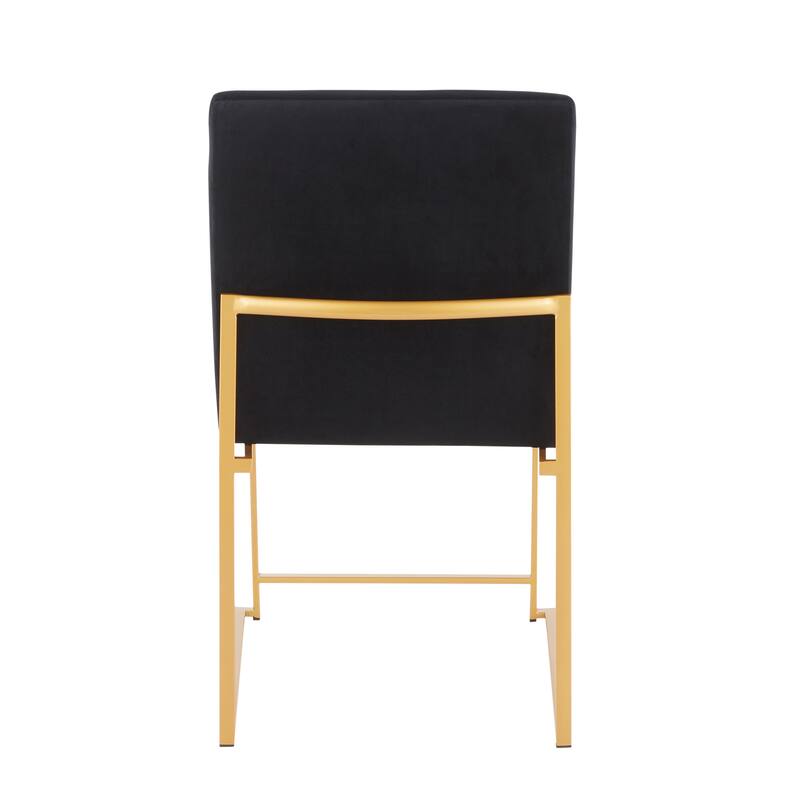Silver Orchid Forrest Gold High Back Dining Chair - Set of 2