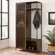preview thumbnail 4 of 7, Middlebrook Designs 72-Inch Slat Door Hall Tree