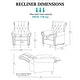preview thumbnail 2 of 46, Madison Park Jetta Push-back Recliner