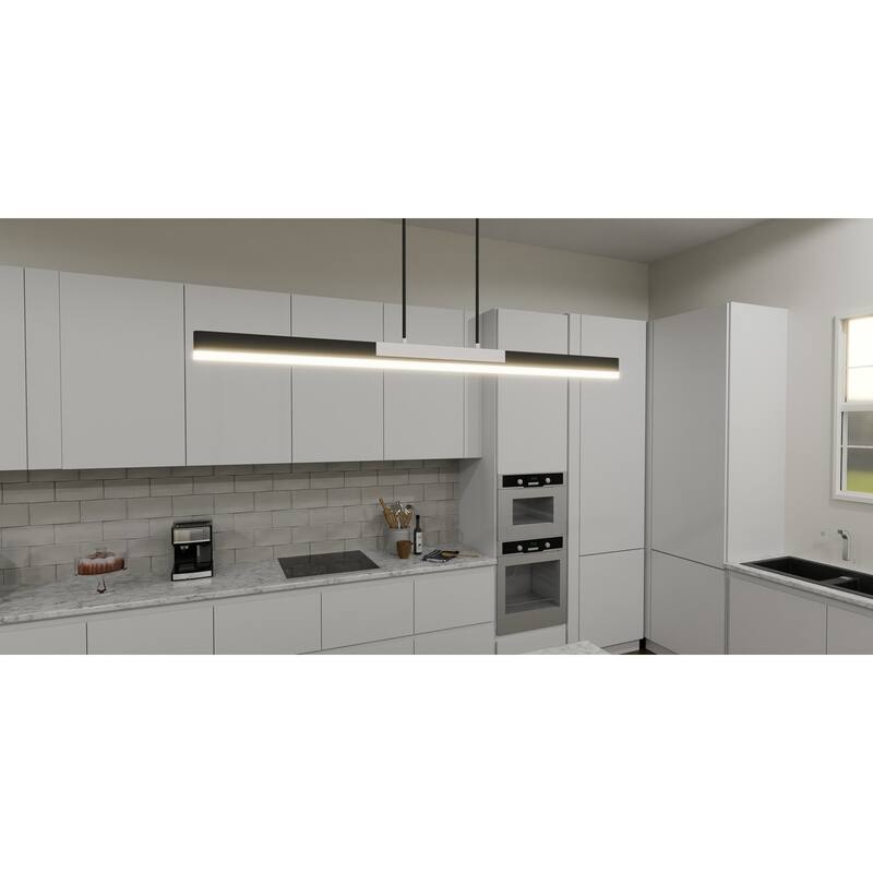 Colter Integrated LED Brushed Nickel Island Light