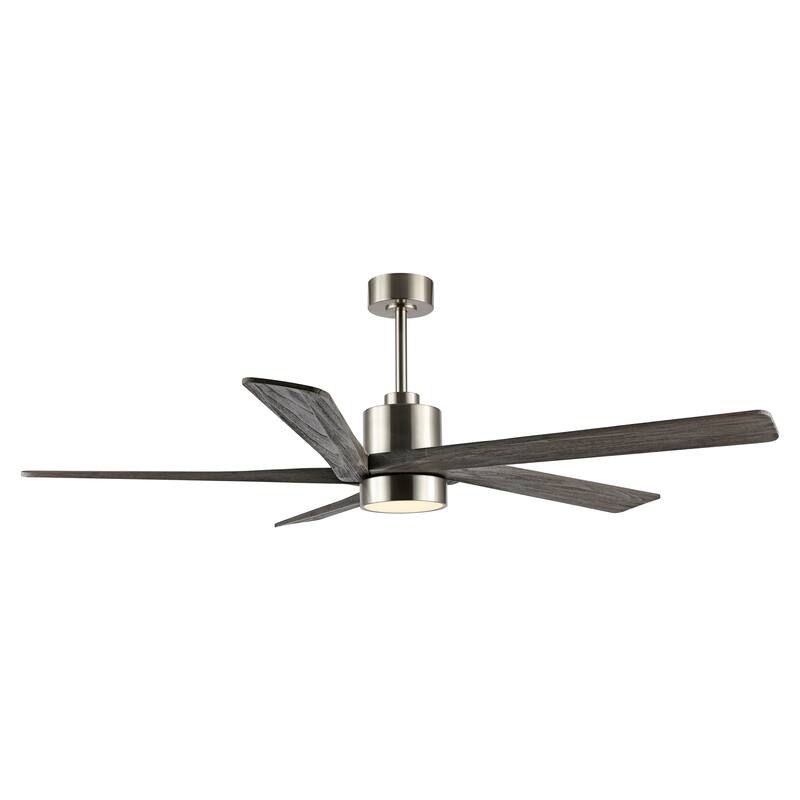 WINGBO 72" Ceiling Fan with Lights, 5 Reversible Blades, Ultra Quiet 6-Speed DC Motor...