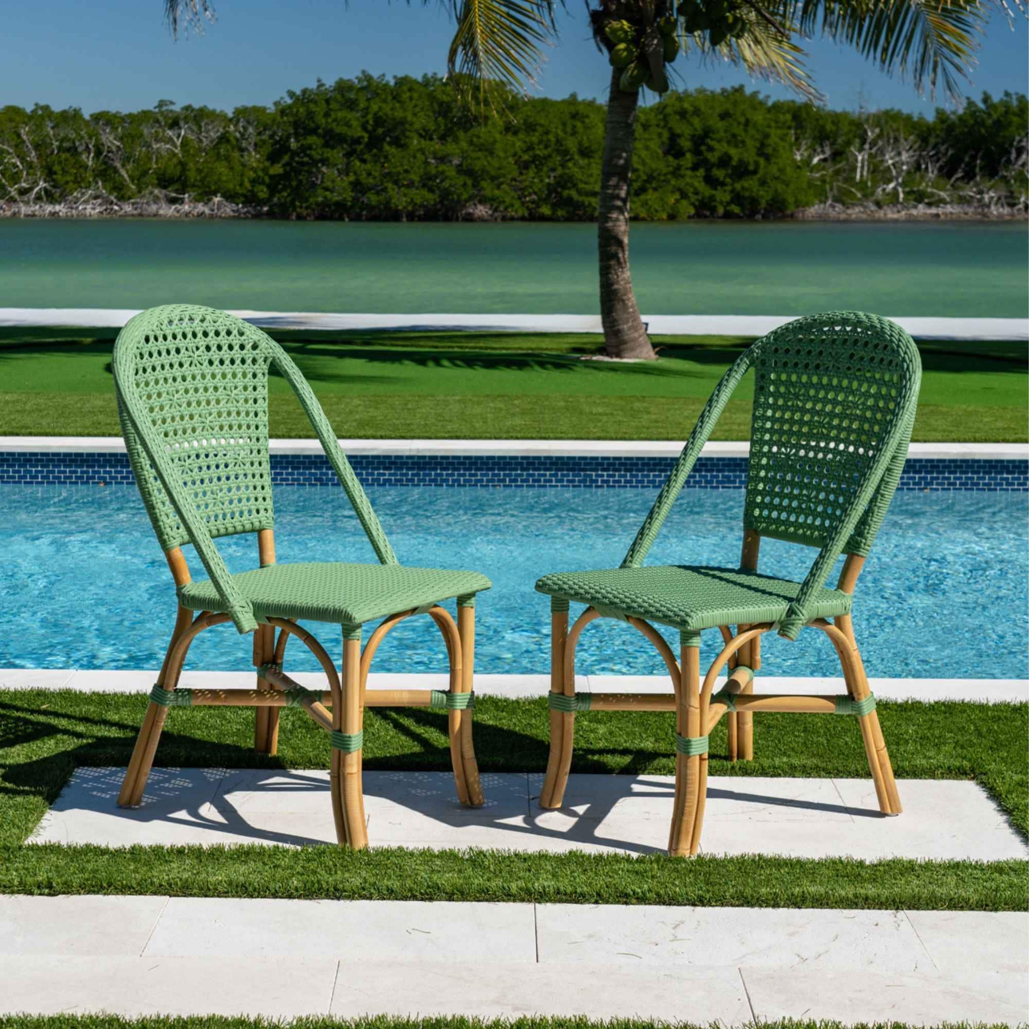 Panama Jack Set 2 Chloe Side Chairs - Overstock - 42914733