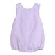 preview thumbnail 2 of 2, Classic Purple Gingham Bubble Romper