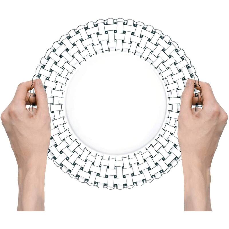 Nachtmann Set of 2 Bossa Nova Crystal Plates