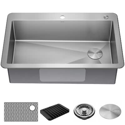 Delta 952138-T33S Marca 33" Undermount Single Basin Stainless Steel