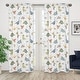 preview thumbnail 2 of 2, Sweet Jojo Designs Watercolor Dinosaur Dino Boy 84in Window Treatment Curtain Panel Drapes Pair Green Blue Jurassic Animal Steel
