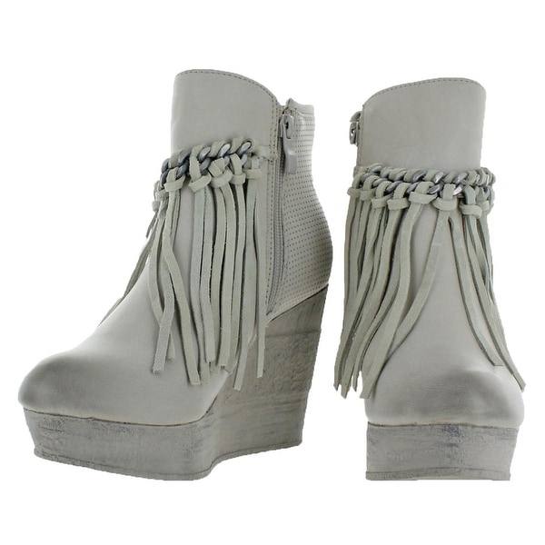 sbicca wedge booties