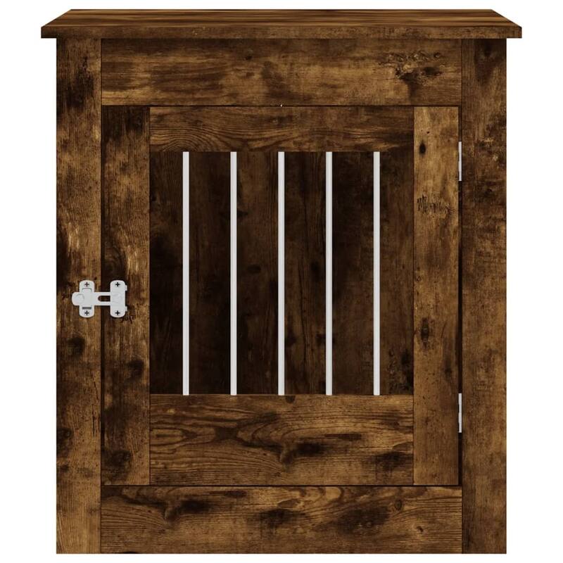 vidaXL Dog Crate with Door Doghouse Puppy Kennel Peg Cage Engineered Wood