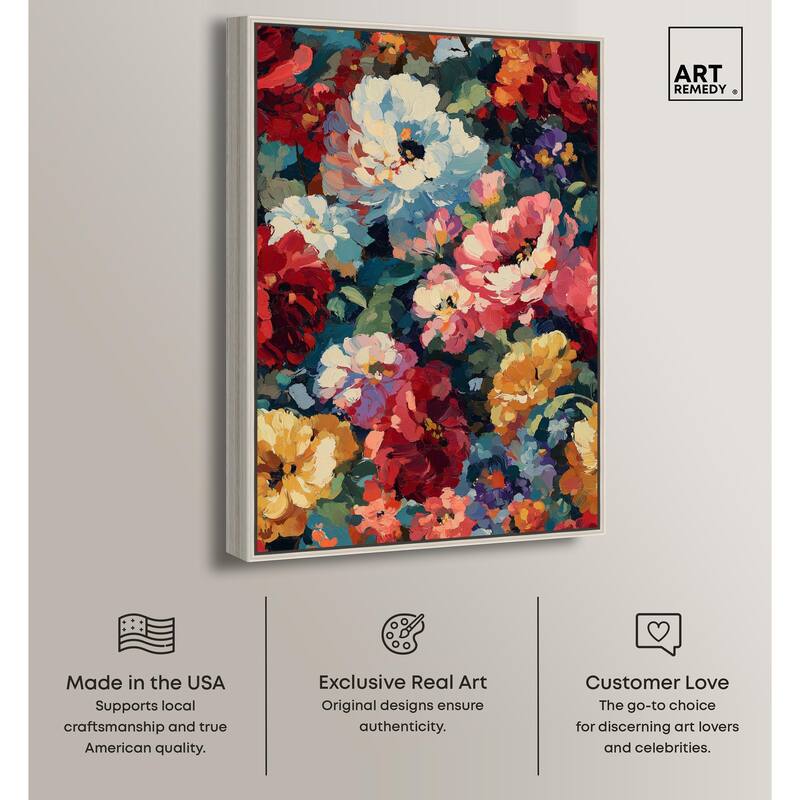 Garden Tapestries I Canvas by Art Remedy