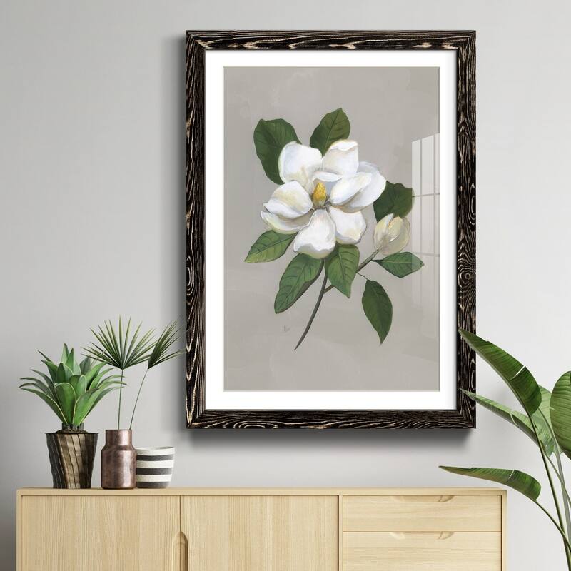 Botanical Magnolia-Premium Framed Print - Ready to Hang