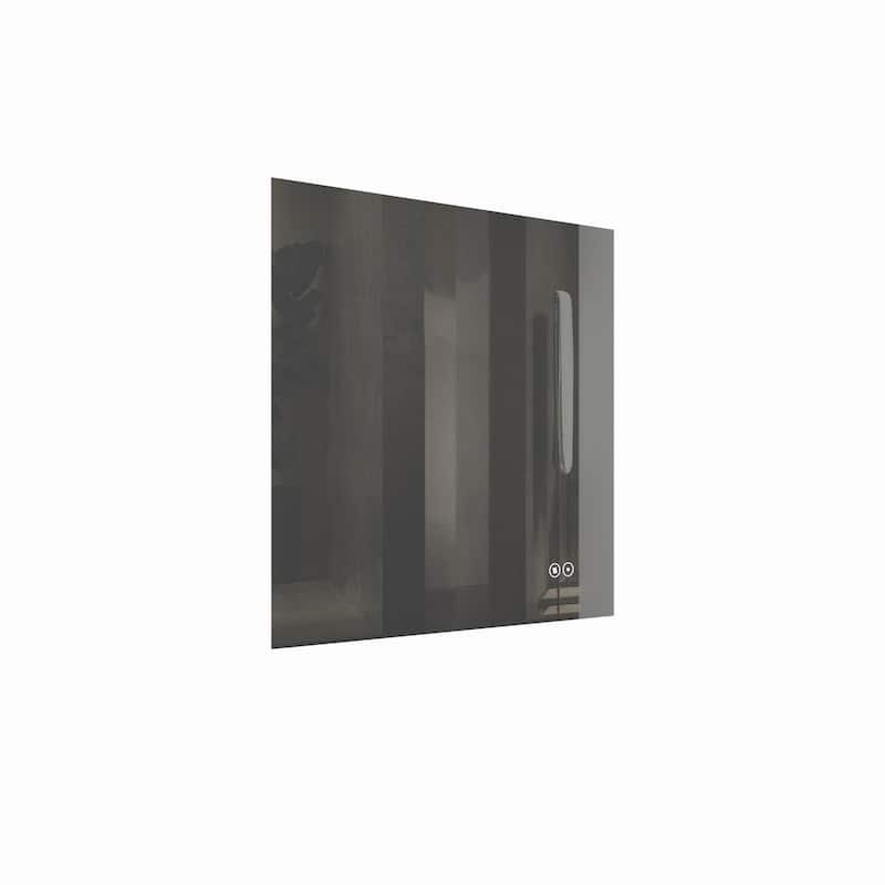 CB HOME LED Bathroom Mirror, Lighted Wall Mounted Vanity Mirror, Anti-fog, Backlit, Dimmable, Frameless, Horizontally/Vertically