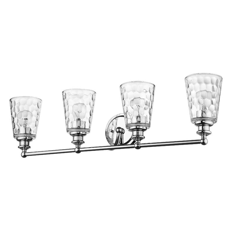 Modern Transitional Hardwired Wall Light with Reversible Mount and Clear Glass Shade LED Compatible