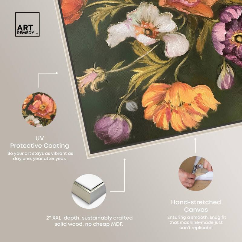Twilight Tulips II Canvas by Art Remedy