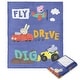 preview thumbnail 18 of 63, Hasbro Peppa Pig Silk Touch Throw Blanket 50" x 60" - Fly Drive Dig