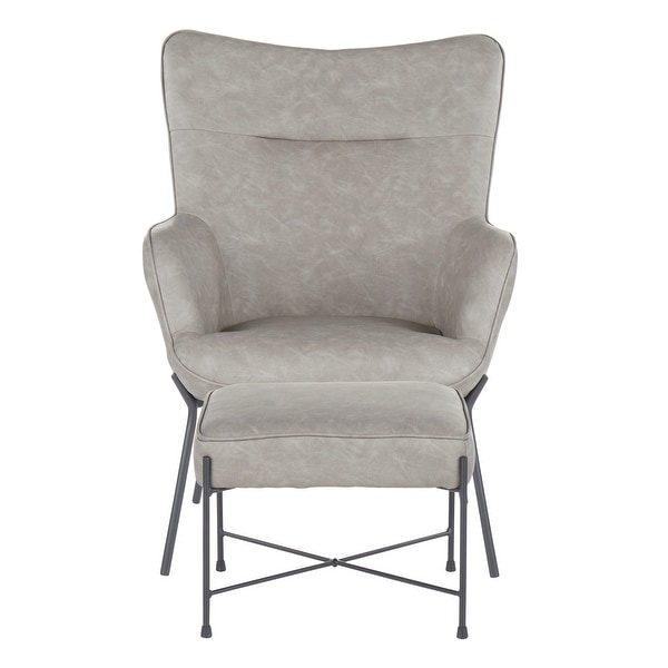 Izzy Lounge Chair with Ottoman - N/A. Opens flyout.
