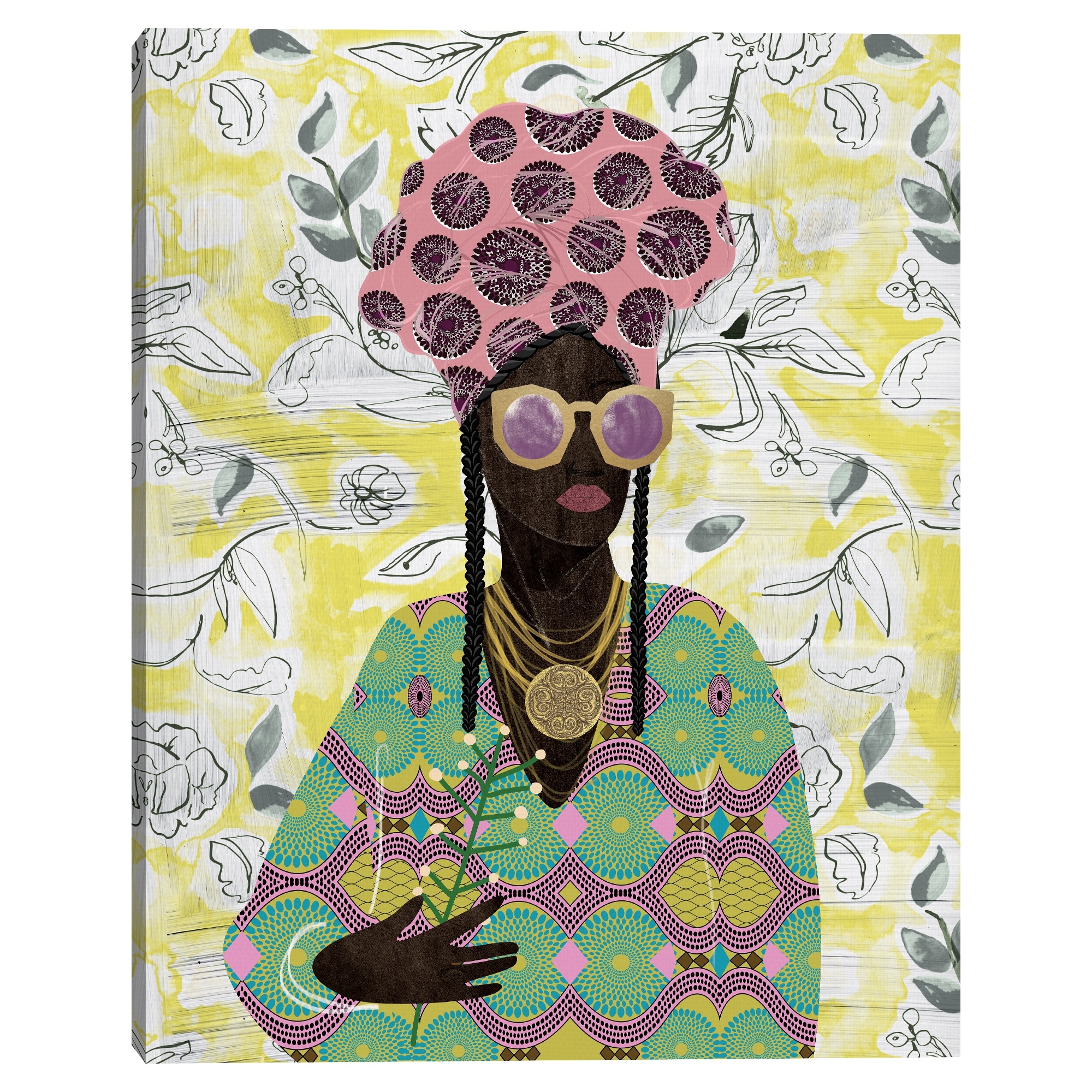 Queen of the Flowers by Nikki Chu Canvas Art Print