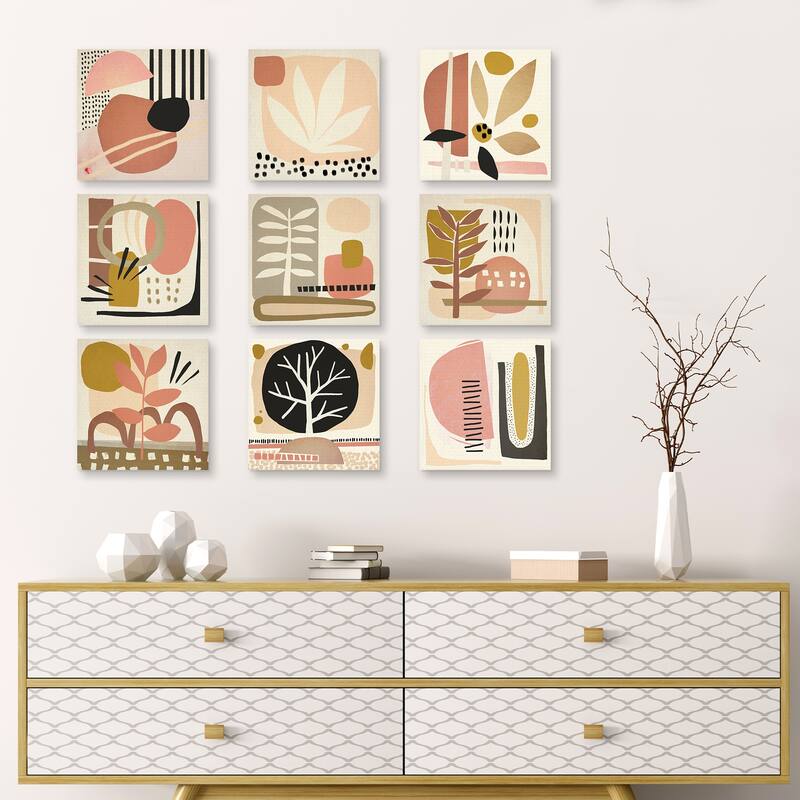 Organic Gardening 1-9 Canvas Art Prints