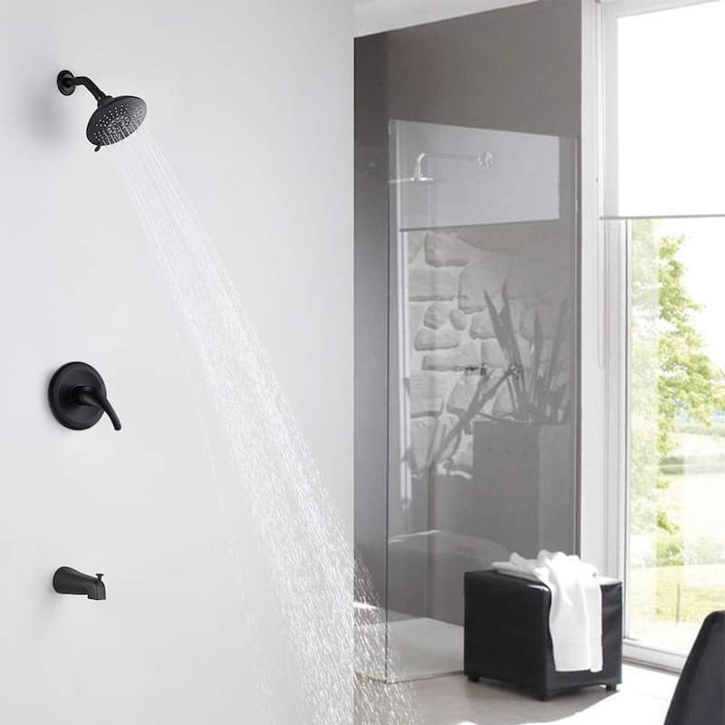 PROOX Shower Faucet Set with Tub Spout Shower Tub Kit(Valve Included)