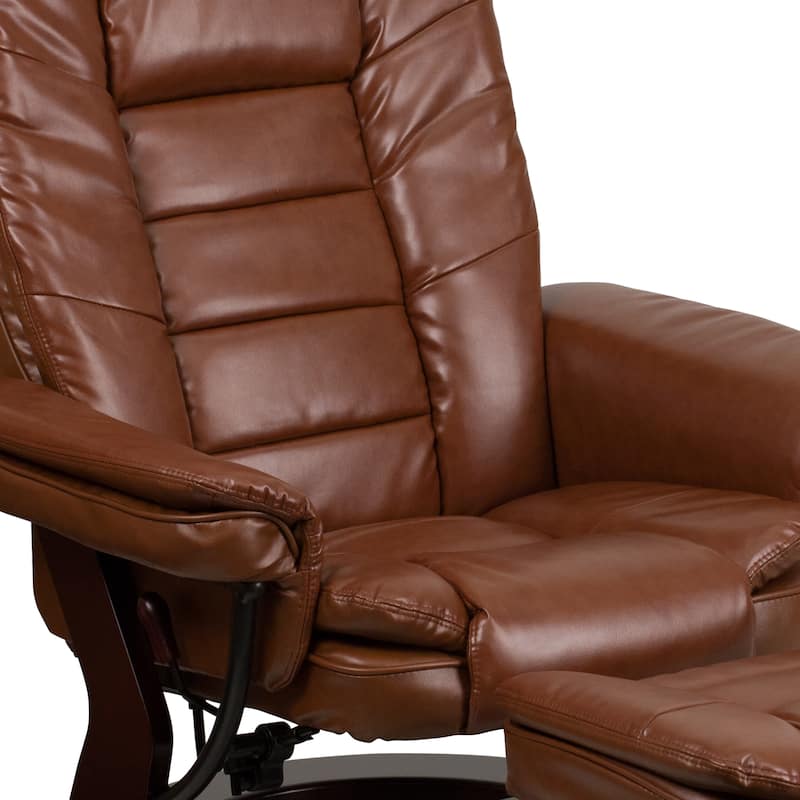 Contemporary LeatherSoft Recliner