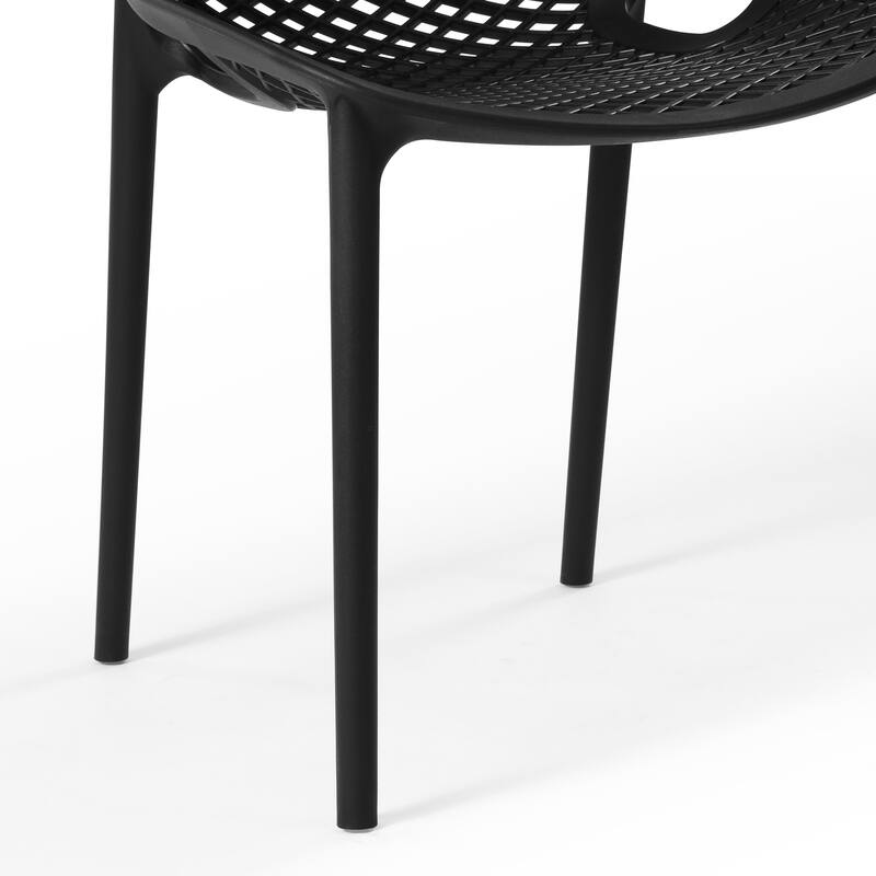 Frond and Form Outdoor Stacking Dining Side Chair (Set of 2)