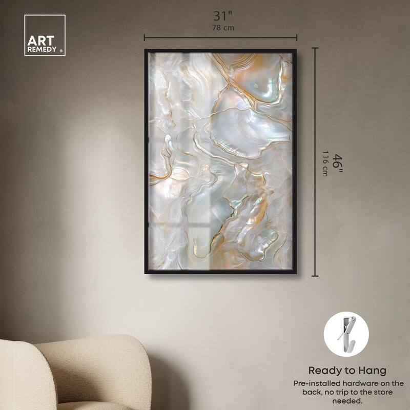 Fluid Preciousness IV Shadowbox by Art Remedy