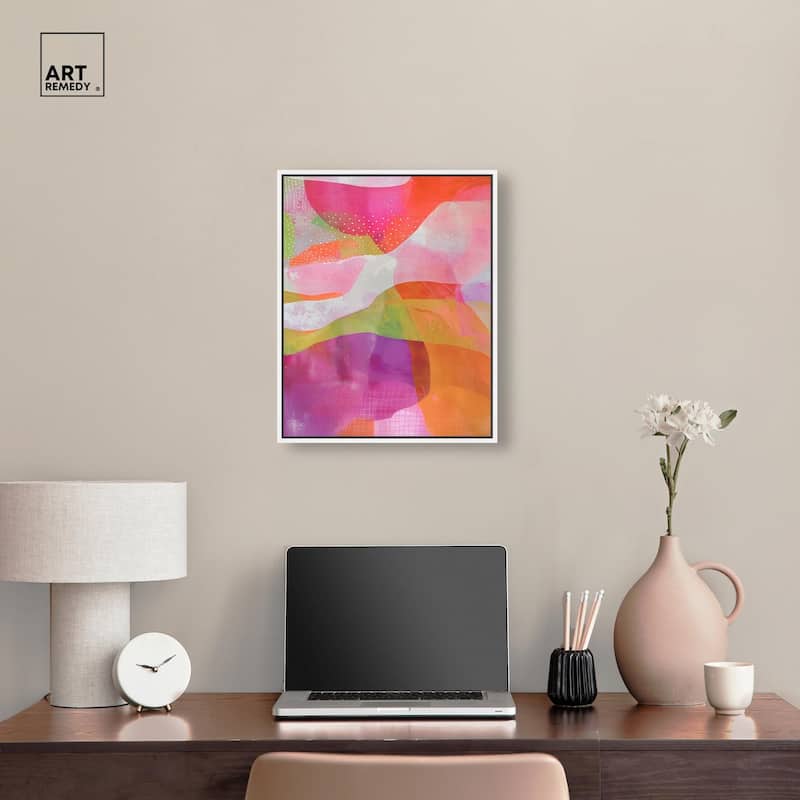 Garnet Gleam I Canvas by Art Remedy