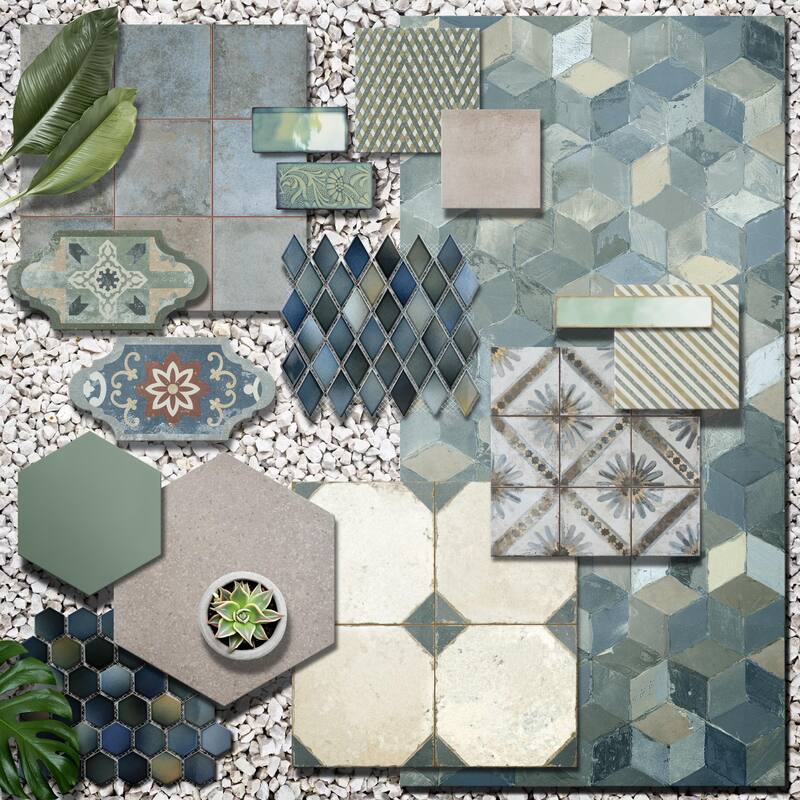 Merola Tile Hudson Studio Soho Brick Mint 1-7/8" x 9-3/4" Ceramic Wall Tile