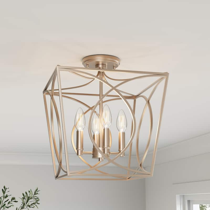 Tracy 4-Light Semi-Flush Ceiling Mount
