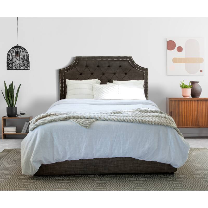 Aubrey "Mammoth" Upholstered Platform 2 Drawer Storage Bed