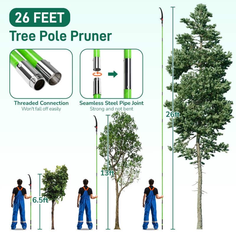 26ft Manual Pole Saw - N/A