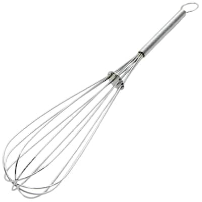 Chef Craft 12 Inch Chrome Plated Balloon Whisk, Great Wire Whisk for Mixing Eggs, Blending, Dishwasher Safe