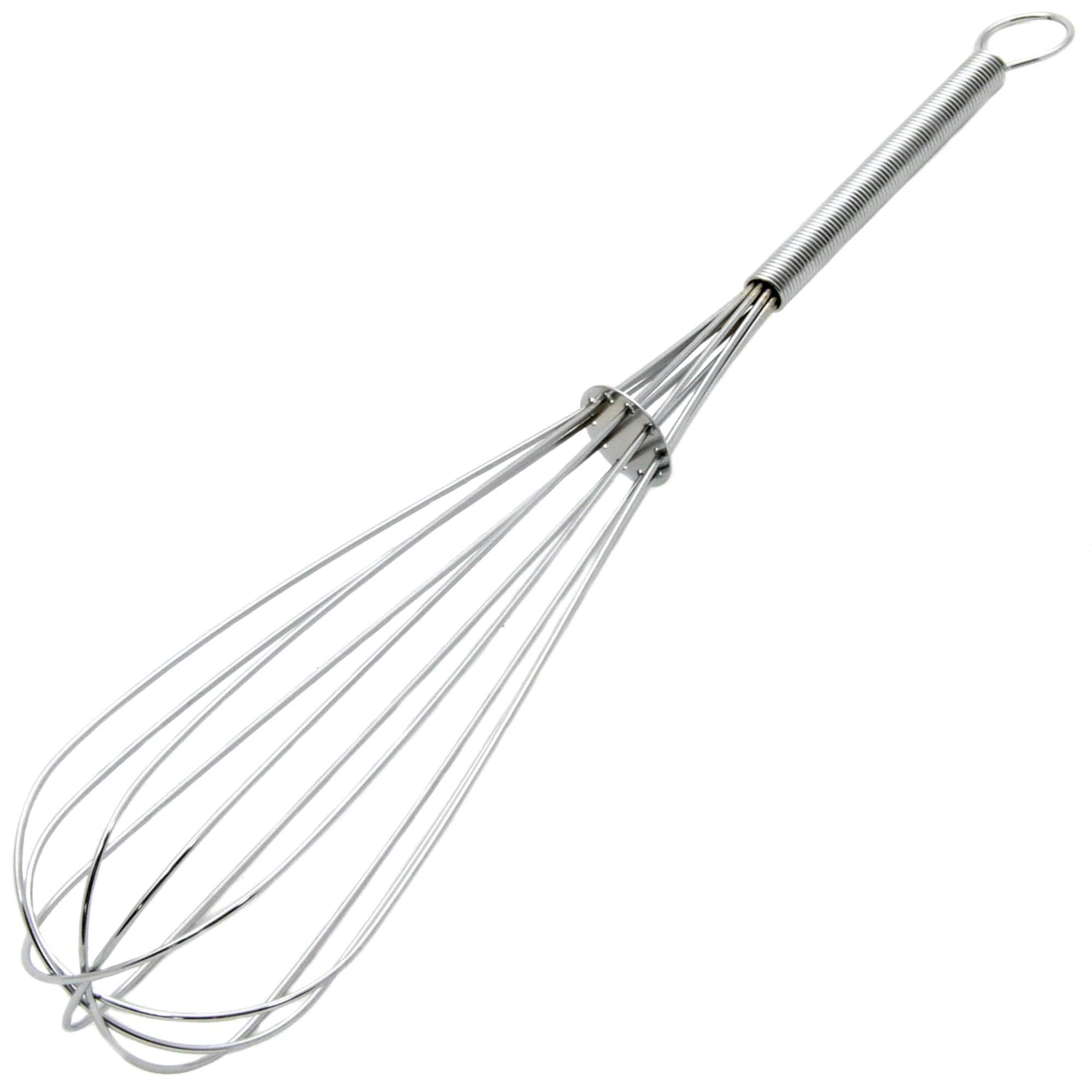 Chef Craft 12 Inch Chrome Plated Balloon Whisk, Great Wire Whisk for Mixing Eggs, Blending, Dishwasher Safe
