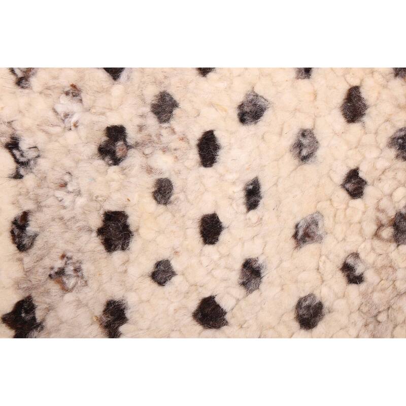 ECARPETGALLERY Hand-knotted Looma Ivory Wool Rug - 8'0 x 10'3