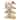 Costway Kids Bookshelf Set of 4 with Fir Wood Structure & Wavy