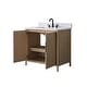 preview thumbnail 50 of 72, Vanity Art Lucerne Freestanding Bathroom Vanity with Stone Top, Hidden Power Station, Hair Dryer Holder, USB Charging Shelf