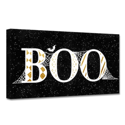 ChiChi Décor 'Boo Glam' Halloween Canvas Wall Art
