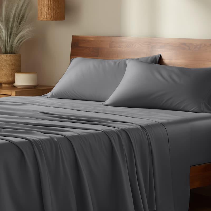 Bare Home Rayon from Bamboo Sheet Set - Deep Pocket - Breathable
