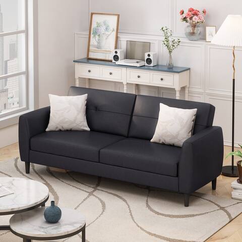 Modern Convertible Folding Futon Sofa Bed with Storage